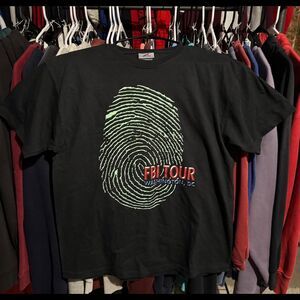 FBI Tour black t-shirt